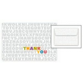 Alphabet Soup Small Boxed Thank You Note Cards